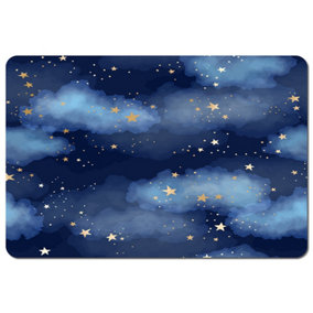 Dark blue sky with gold foil constellations (Placemat) / Default Title