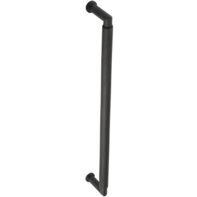Dark Bronze Pull Handle 425mm Bolt Through - Elegant Brass Design - Door Handle