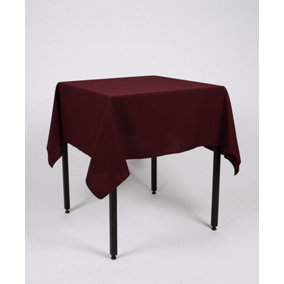 Dark Burgundy Square Tablecloth 121cm x 121cm  (48" x 48")