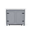 Dark Gray Folding Portable Outdoor Camping Kitchen Table Cabinet Storage BBQ Cook Station 100cm W