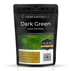 Dark Green Lawn Fertiliser - Autumn Winter - 9.5kg (380m²)