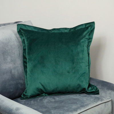 Dark Green Velvet Cushion Cover - Cover Only