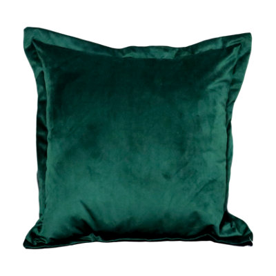 Dark Green Velvet Cushion Cover - Cover Only