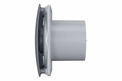 Dark Grey Bathroom Extractor Fan 100mm with Non-Return Valve
