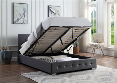 Lift up double bed frame discount