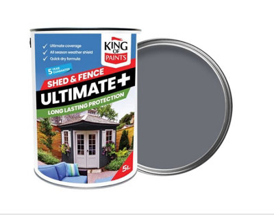 Slate grey store fence paint