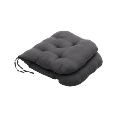 Dark Grey Garden Bench Swing Chair Seat Pad Cushion Sun Lounger Cushion Chair Seat Pad for Indoor Outdoor L 120 cm x W 60 cm DIY at B Q