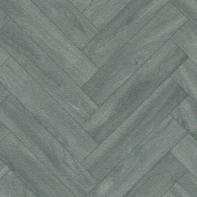 Dark Grey Modern Wood Effect Anti-Slip Vinyl Flooring For Kitchen