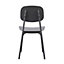 Dark Grey Plastic Oslo Dining Chair
