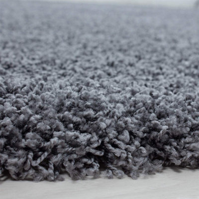 Dark Grey Rug Small Large Shaggy Rug Modern Rugs Living Room Extra ...