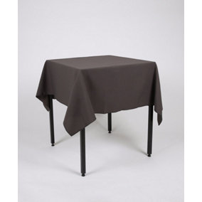 Dark Grey Square Tablecloth 121cm x 121cm  (48" x 48")