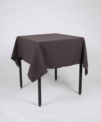 Dark Grey Square Tablecloth 147cm x 147cm (58" x 58")