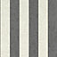Dark Grey White Striped Wallpaper Vinyl Textured Shimmer Tapete Kerala Rasch