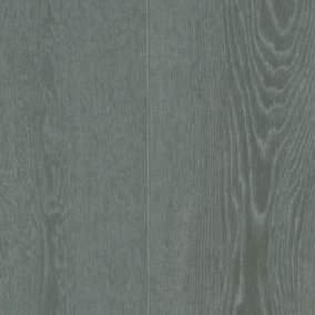 Dark Grey Wood Effect Non-Slip Vinyl Flooring For LivingRoom, Hallways, 2mm Textile Backing, Vinyl Sheet -1m(3'3") X 4m(13'1")-4m²