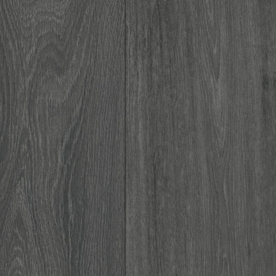 Dark Grey Wood Effect Vinyl Sheet For DiningRoom LivingRoom Conservatory And Kitchen Use-5m X 4m (20m²)