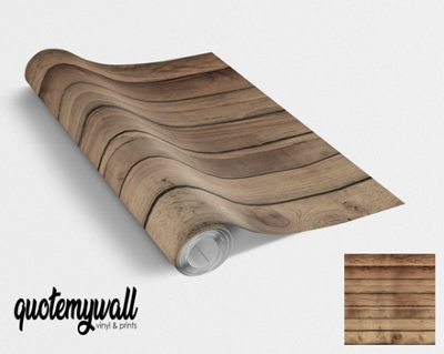 Dark Oak Wood Furniture Vinyl Wrap For Furniture & Kitchen Worktops