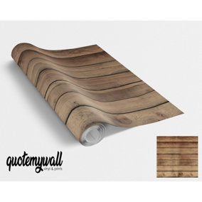 Dark Oak Wood Furniture Vinyl Wrap For Furniture & Kitchen Worktops