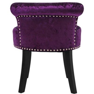 dressing table stool purple Karl home Purple Makeup Vanity Seats