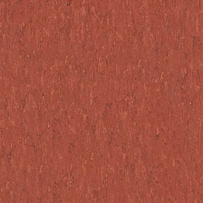 Dark Red Tile Effect Slip-Resistant Contract Commercial Heavy-Duty Flooring with 2.0mm Thickness-11m(36'1") X 2m(6'6")-22m²