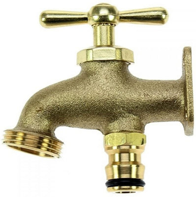 Darlac Brass Take Anywhere Outdoor Tap Garden Watering Irrigation Hose End