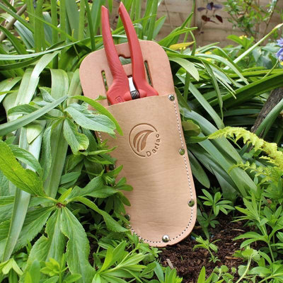 Darlac Expert Leather Tool Pouch Holster For Pruner Snips Secateurs Phone Belt