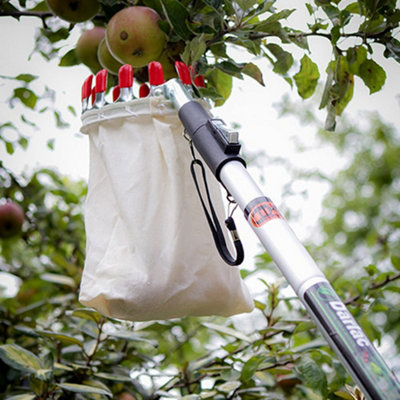 Darlac Swop Top Fruit Picker Picking Basket Catcher Tree Care Garden Multi Tool