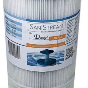 Darlly DL704 Sanistream Direct Line Spa Filter PRB251N C4326 42513