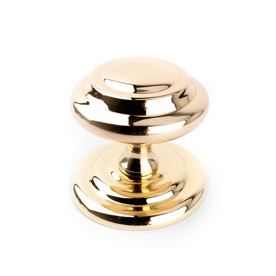 Dart Centre Door Knob - Polished Brass Price Comparisons | Compare The Build