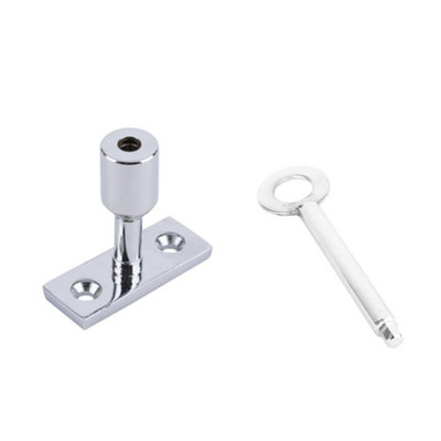 Dart Locking Casement Stay Pin - Polished Chrome