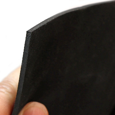 Shot Darts T-Shape Rubber Dart Mat - Heavy Duty Floor Protector, Marks Throwing Line (Oche), Black