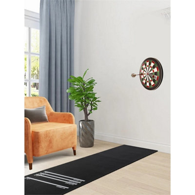 Darts Mat with 4 Throwing Distances Dart Board Mat 300cm x 62cm Non ...