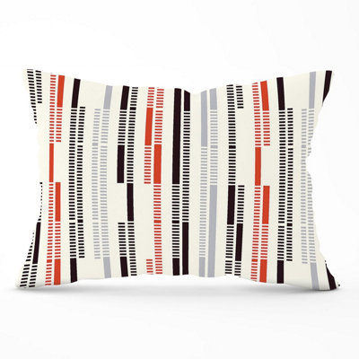 Dashed Stroke Pattern Cushions 33cm x 48cm