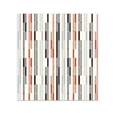 Dashed Stroke Pattern Premium Glass Kitchen Splashback W700mm x H650mm