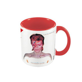 David Bowie Aladdin Sane Inner Two Tone Mug White/Red (One Size)