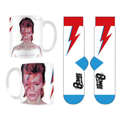 Lightning Bolt Aladdin Sane And Blackstar Badge David Bowie Pin - Foto 6