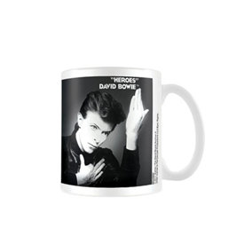 David Bowie Heroes Mug Black/White/Grey (One Size)