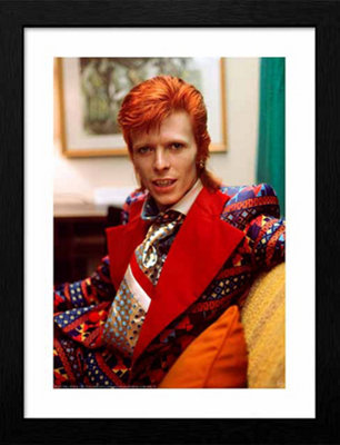 David Bowie Mick Rock 30 x 40cm Framed Collector Print