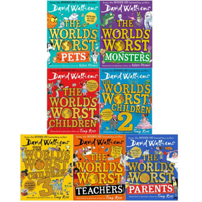 The world‘s worst7冊セット ￼ David Walliams david-walliams-world-s-worst-