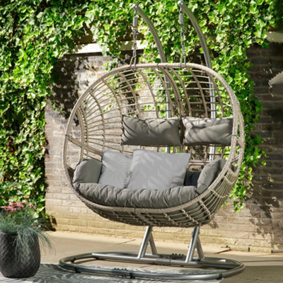 Indoor rattan on sale hanging chair