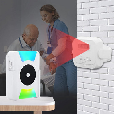 DAYTECH Wireless Motion Sensor Alarm, Caregiver Pager, Elderly Fall ...