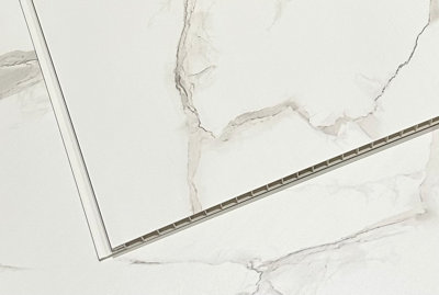 DBS Bathrooms Carrara White Marble PVC Shower Wall Panel 1m x 2.4m