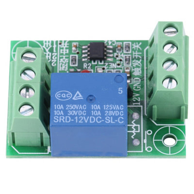 DC 12V Single Channel Bistable Circuit Trigger Switch Relay Control Module