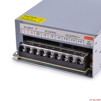 DC 24V 240W Universal Regulated Switching Power Supply Converter AC 110 ...