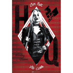 DC Comics Harley Quinn Live Fast 61 x 91.5cm Maxi Poster
