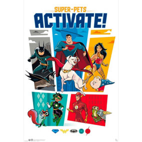 DC Comics League of Superpets Activate 61 x 91.5cm Maxi Poster