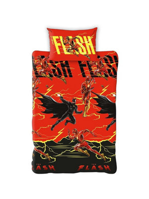 DC Multiverse The Flash Single Duvet Cover and Pillowcase Set