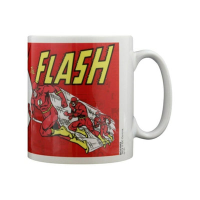 DC Originals The Flash Mug White/Red/Yellow (One Size) | DIY at B&Q