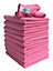 DCS Microfibre Cloth, Pink, 10-Pack, Large Size: 40x40cm. Super Soft, Streak-Free. Kitchen, Bathrooms, Surfaces, Car.