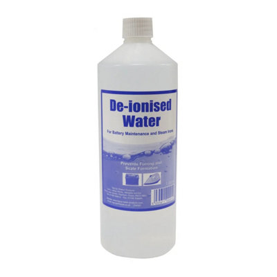 De-Ionised Water for Batteries and Steam Irons 1 Litre