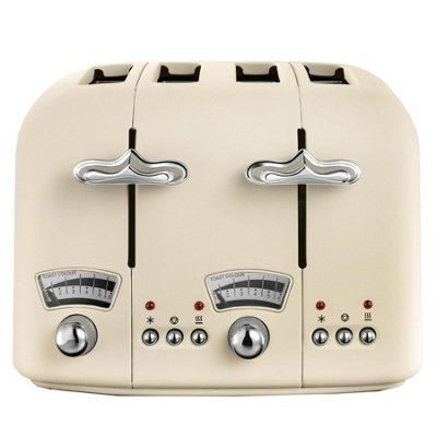 De'Longhi 4 Slice Argento Toaster Beige